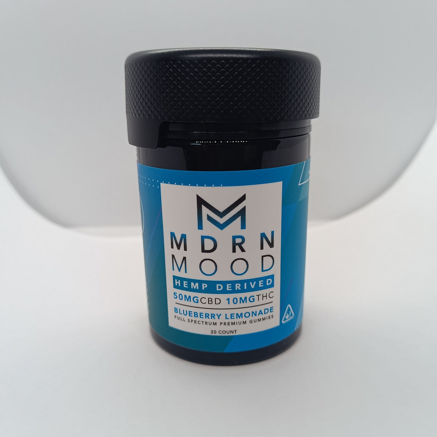 MDRN MOOD - 20GUMMIES - 50mg CBD/10mg THC - BLUEBERRY LIMONADE