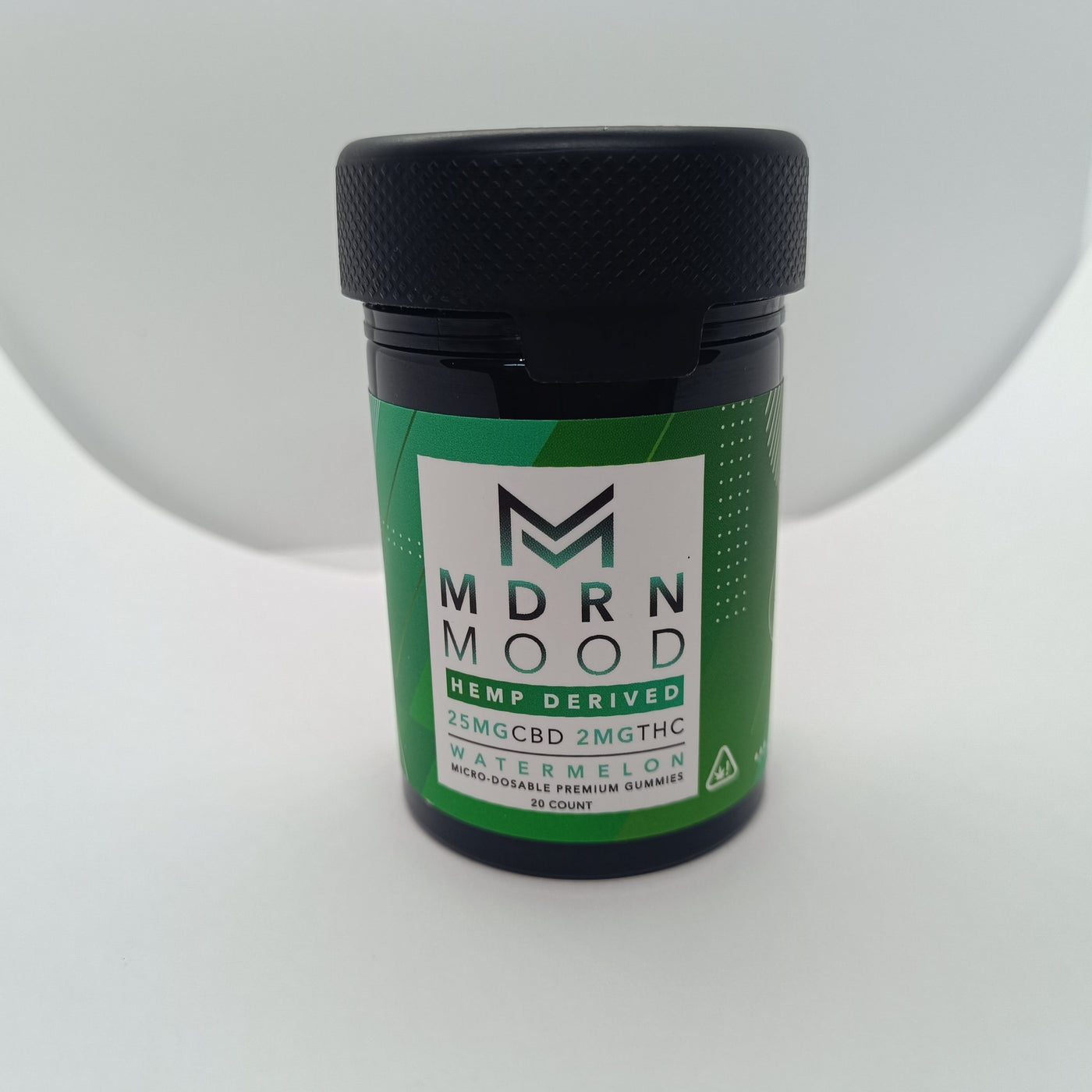 MDRN MOOD - 20 GUMMIES - 25mg CBD/2mg THC - WATERMELON