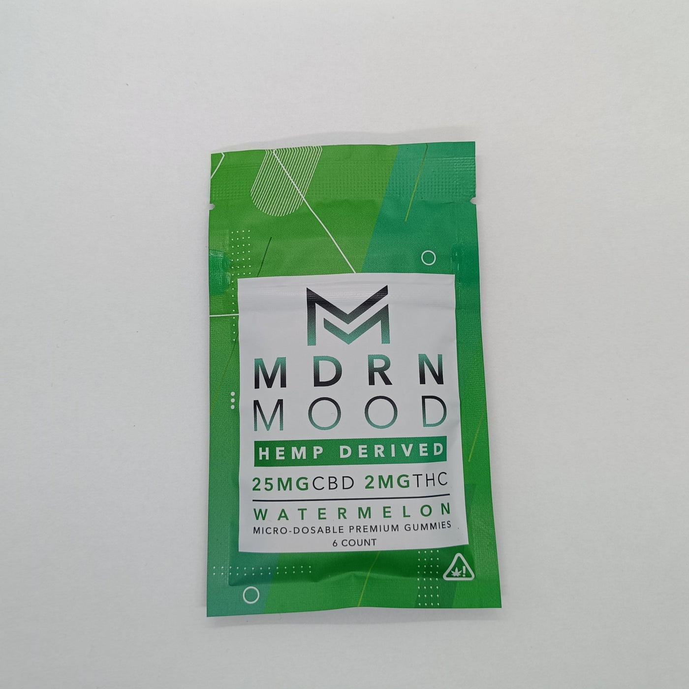 MDRN MOOD - 6 GUMMIES - 25mg CBD/2mg THC - WATERMELON