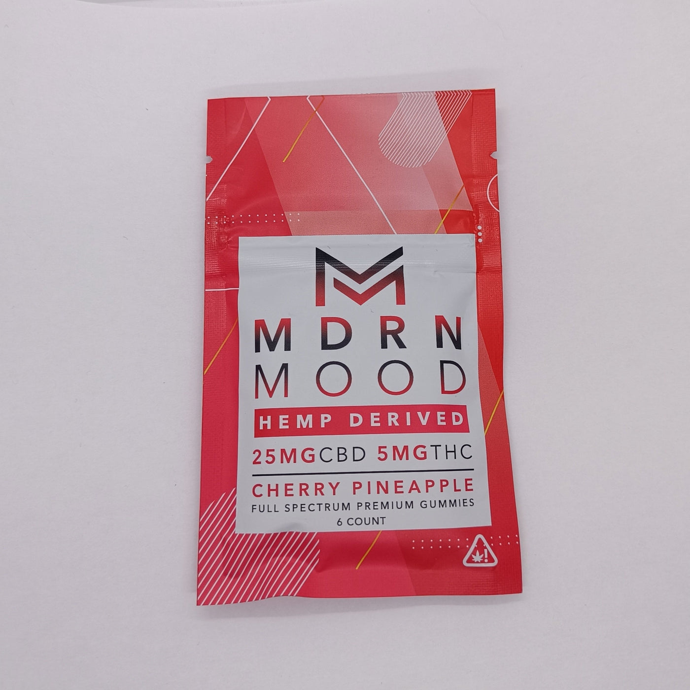 MDRN MOOD - 6 GUMMIES - 25mg CBD/5mg THC - CHERRY PINEAPPLE