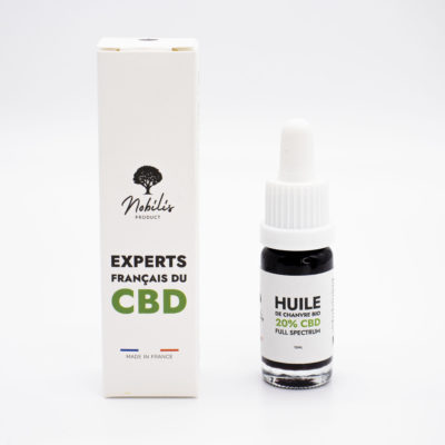 Huile Nobilis spectre complet par CBD'UP